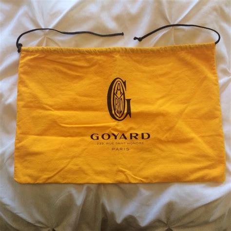 dust bag goyard|goyard bag original.